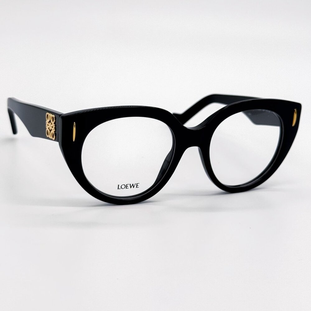 NEW LW50081I 001, LOEWE WOMEN BLACK EYEGLASSES LOEWE